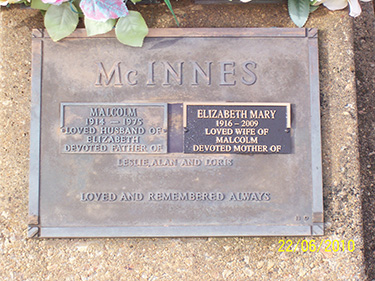 ELIZABETH MARY McINNES