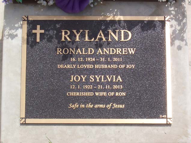 RONALD ANDREW RYLAND