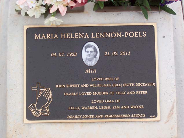 MARIA HELENA LENNON - POELS