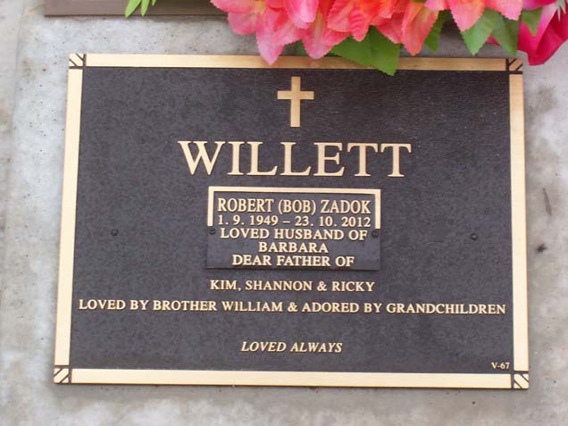 ROBERT ZADOK WILLETT